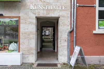 Eingang zur Kunsthalle über den Goetheplatz