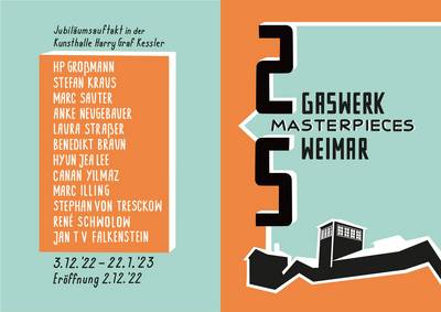 Gaswerk Weimar - Ausstellung zum 25. Jubiläum mit Absolventen der Bauhaus-Universität Weimar