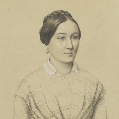 Alma Froriep: Bildnis Sophie Gebauer, 1850 (Zu ihrer Person konnte leider noch nichts ermittelt werden)