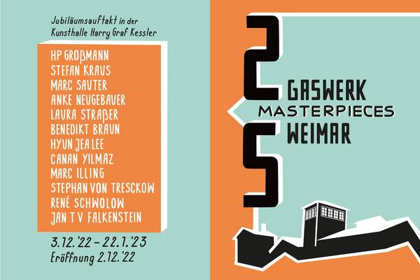 Gaswerk Weimar - Ausstellung zum 25. Jubiläum mit Absolventen der Bauhaus-Universität Weimar